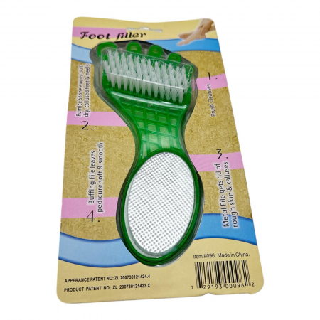 Pila calcaie cu 4 fete, multicolor – Exfoliere eficienta pentru picioare netede si catifelate,  [3]