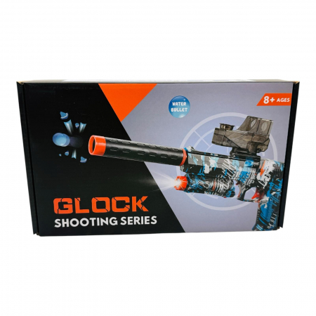 Pistol de Jucarie Glock Shooting Series cu Bile de Apa Moi si Acumulator - Design Modern  [2]