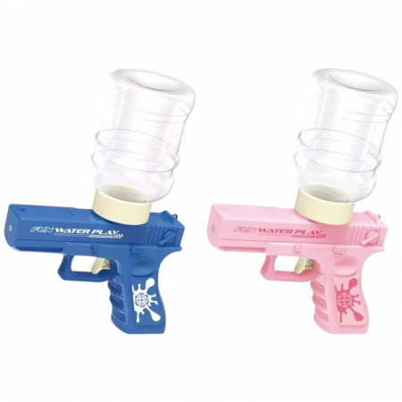 Pistol Electric cu Apa pentru Copii, Rezervor Mare, Incarcare USB, Raza 7-8m, Culori Combinate,  [3]