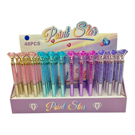 Pix cu Cristale și Cap Decorativ cu Cristal – Design Elegant pentru Cadou sau Birou,  [5]