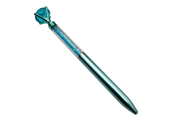 Birotica, papetarie si rechizite Engros - Pix cu Cristale și Cap Decorativ cu Cristal – Design Elegant pentru Cadou sau Birou, 