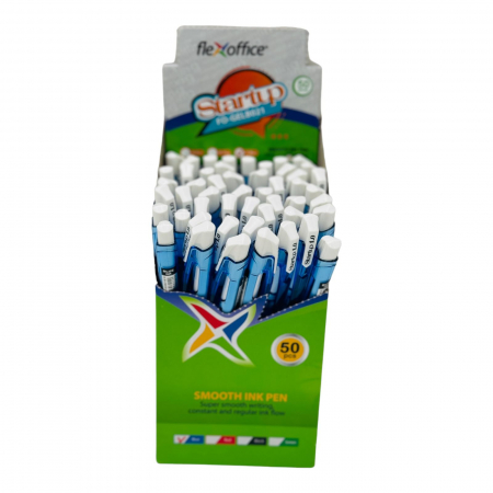 Pix Flexoffice Start Up FO-021, albastru - pix accesibil pentru birou si scoala,  [1]