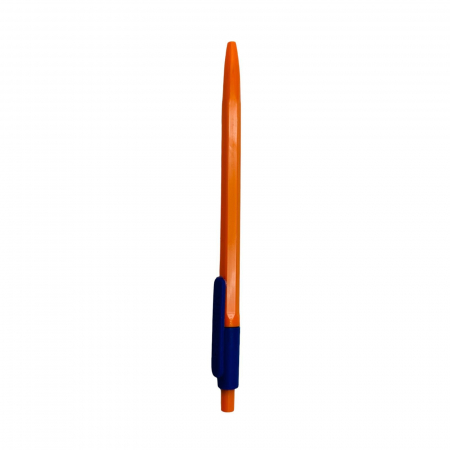 Pix Mikro 33 Click, albastru – pix retractabil cu scriere lina pentru uz zilnic,  [1]