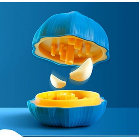 Presa Manuala pentru Usturoi, , Model Usturoi, 7 x 7.5 cm, din Plastic, Albastru Inchis [6]