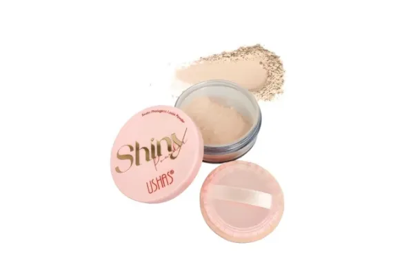 Produse pentru Fata Engros - Pudră compacta matifiantă Ushas Shiny Powder – efect photogenic 