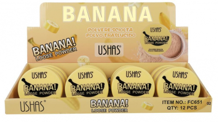 Pudră Compactă USHAS Banana Loose Powder – Fixare perfectă și finisaj mat  [4]