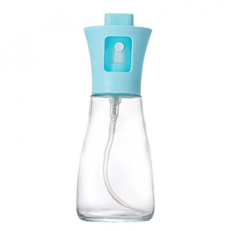Articole pentru Casa Engros - Pulverizator pentru Ulei, , Pulverizator din Sticla pentru Otet sau Alte Lichide de Gatit, Simplu Reincarcabil, Multifunctionale, 17.3 x 5.6 cm, Capacitatea 170 ml, Albastru
