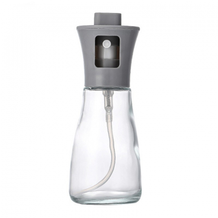 Articole pentru Casa Engros - Pulverizator pentru Ulei, , Pulverizator din Sticla pentru Otet sau Alte Lichide, Simplu Reincarcabil, Multifunctionale, 17.3 x 5.6 cm, Capacitatea 170 ml, Gri