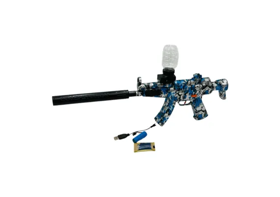 Pusca Automata Submachine Gun Shooting Series cu Bile de Apa Moi si Acumulator - Design Tactic  [0]