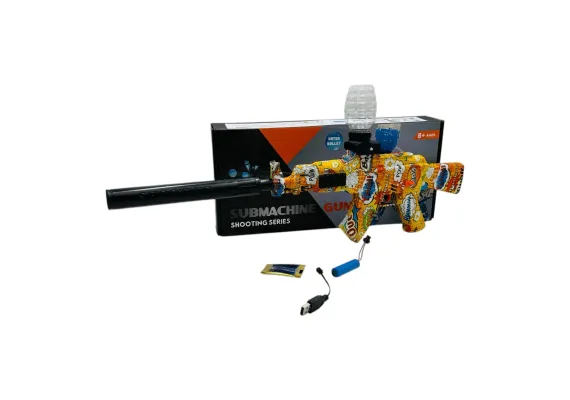 Pusca Automata Submachine Gun Shooting Series cu Bile de Apa Moi si Acumulator - Design Tactic  [0]