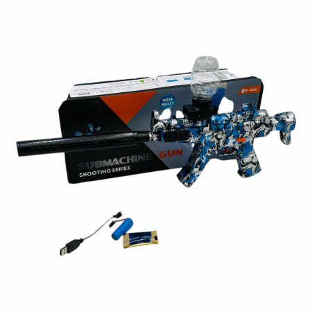 Pusca Automata Submachine Gun Shooting Series cu Bile de Apa Moi si Acumulator - Design Tactic  [2]