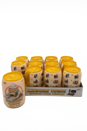 Jocuri de constructie si puzzle-uri - Joc de Constructie DIY in Ambalaj Tip Doza – Leisure Town International Schools, 9x5.5cm