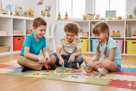 Puzzle Educativ din Lemn Tip Tetris – Modele cu Vehicule, Animale, Dinozauri si Creaturi Marine, 30x13cm [3]