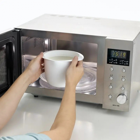 Recipient pentru Preparat Branza, , Capac de Silicon, Cheese Maker din Plastic, Strecuratoare, 17x14.5x12.8 cm, Verde [3]