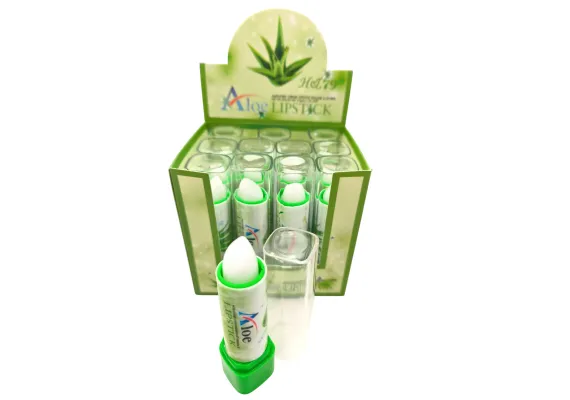 Produse pentru Buze En-gros - Ruj Hidratant cu Aloe Vera – Culoare Magică & Îngrijire Intensă, 12buc/set 
