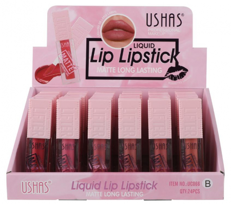 Ruj Lichid Mat USHAS Long-Lasting 4.7g – Culoare Intensă și Rezistență Îndelungată  [1]