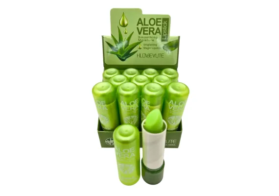 Produse pentru Buze En-gros - Ruj Magic cu Aloe Vera – Hidratare Intensă & Culoare Personalizată, 12buc/set 