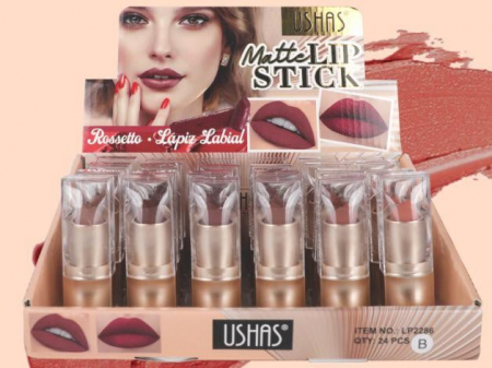 Ruj Matte USHAS Rossetto 3.8g – Culoare Intense și Finisaj Mat de Lungă Durată  [2]