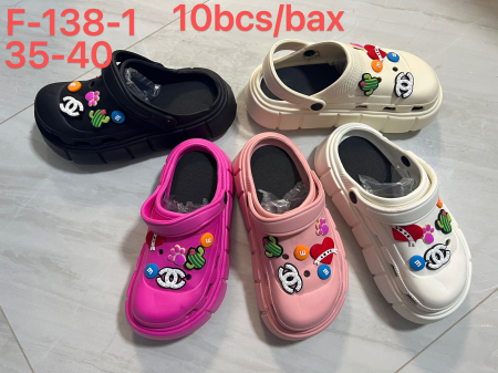 Saboti pentru Dama , model Fashion stilizat, turnat, diverse culori, F138-1 [1]