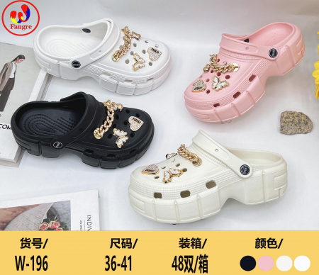 Saboti pentru Dama, Model Turnat Înalt, Accesorizat cu Lanț și Strasuri Mari – Culori Combinate (Mărimi 36-41),  [1]