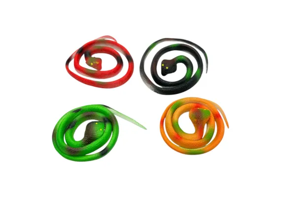Articole pentru copii Engros - Sarpe din silicon realist 70cm – jucarie flexibila si detaliata pentru farse, joaca si decor, 