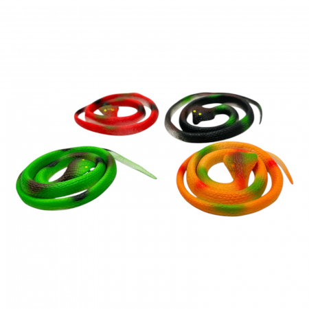 Sarpe din silicon realist 70cm – jucarie flexibila si detaliata pentru farse, joaca si decor,  [2]