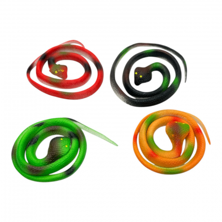 Sarpe din silicon realist 70cm – jucarie flexibila si detaliata pentru farse, joaca si decor,  [1]