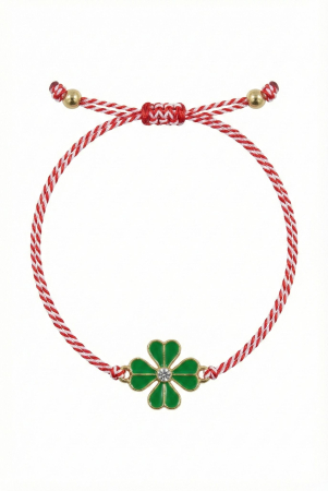 Set 12 bratari Martisor reglabile, Trifoi norocos, Cadou 1 Martie [1]