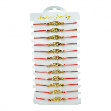 Set 12 Bratari reglabile Martisor, Forever Love, model 2025,   [2]