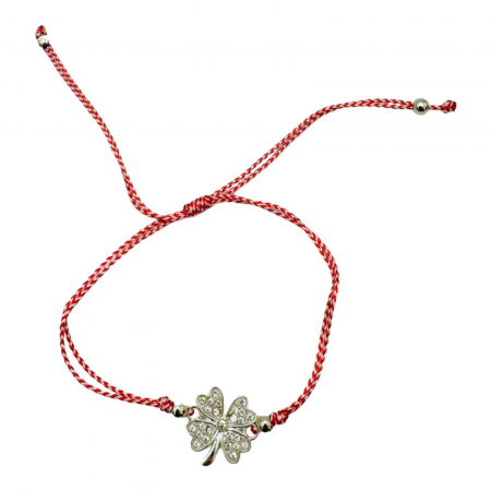 Set 12 Bratari reglabile Martisor, Trifoi Norocos, model 2025,   [3]