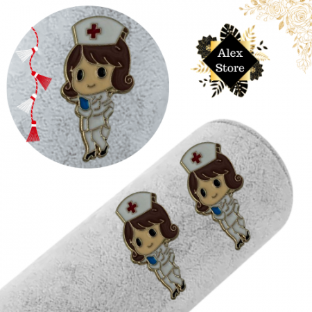 Set 12 brose Martisor, Asistenta simpatica, editie 2025  [3]