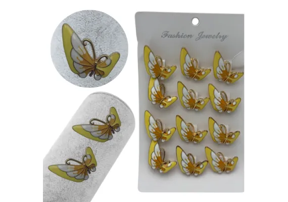 Bacanie Engros - Set 12 brose Martisor, Fluturasi dragalasi, editie 2025 