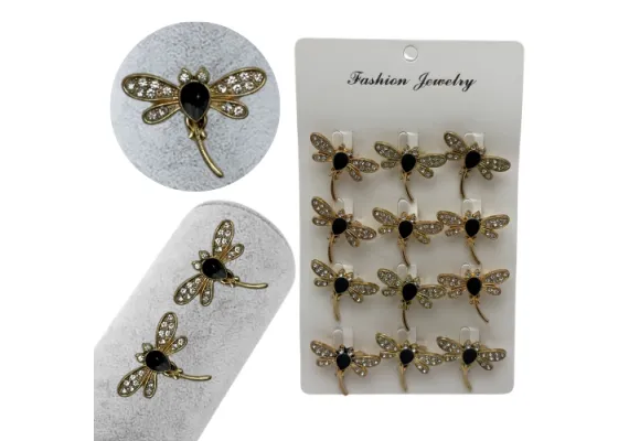 Bacanie Engros - Set 12 brose Martisor, Libelula dragalasa, editie 2025 