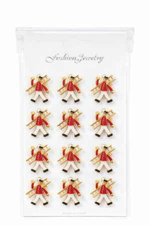 Accesorii Confectionare Martisoare - Set 12 brose Martisor pe carton prezentare, 17x10 cm, Cadou 1 Martie, Cosar cu scara