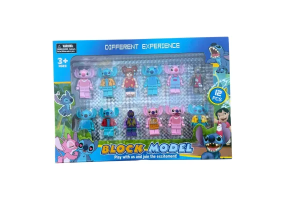 Set 12 figurine dragalase, compatibile cu platforme de construit, multicolor, 