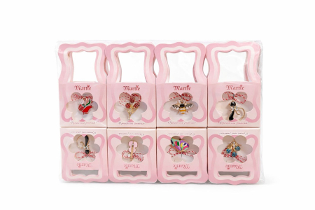 Set 16 Brose Martisor, 11x6 cm, modele mixte Animale / Obiecte / Flori, Cadou 1 Martie [1]