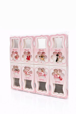 Set 16 Brose Martisor, 11x6 cm, modele mixte Animale / Obiecte / Flori, Cadou 1 Martie [2]