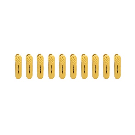 Curatenie, Organizare si Depozitare Engros - Set 20 de Cleme pentru Haine, , de Prindere pentru Pantaloni, Atasabile la Umerase, 1.6x2.3x6.35 cm, Galben