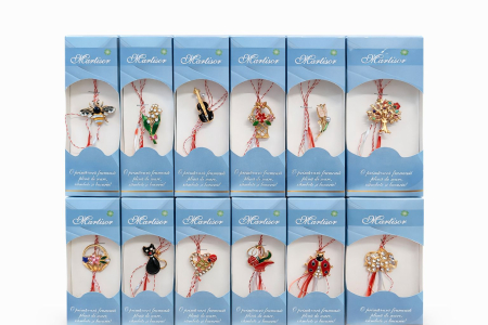Set 24 Brose Martisor, 13x4 cm, modele mixte, Cadou 1 Martie Femei, Ambalate individual [1]