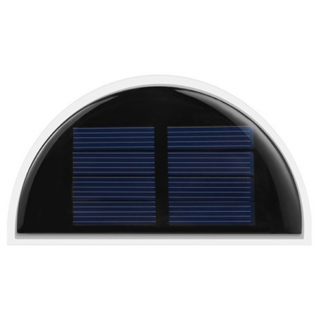 Set 2x Lampa solara de perete 6LED, , carcasa alba, lumina alb cald [1]