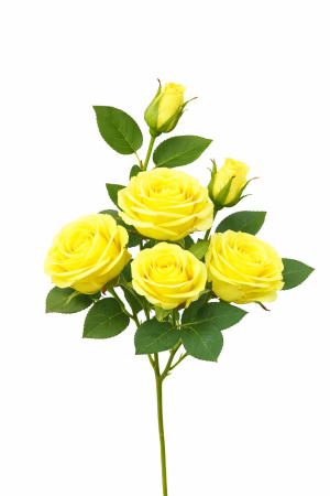 Flori Artificiale - set-3-trandafiri-2-boboci-galbeni-artificiali