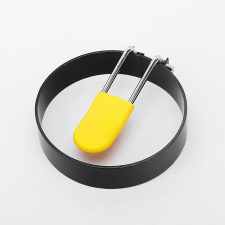 Set 4 forme rotunde pentru ou , din otel, strat antiaderent, diametru 7.5 cm, cu maner din ABS, negru [4]