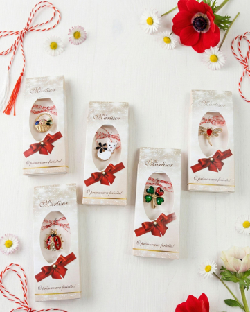 Martisoare ambalate traditional - set-20-brose-martisor-premium-ambalate