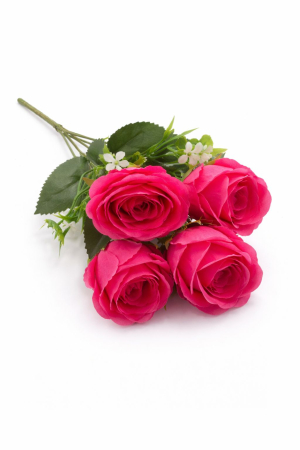 set-5-trandafiri-roz-vibrant-artificiali [1]
