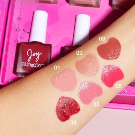 Ingrijire personala si cosmetice Engros - Set 6 Blush-uri lichide, Kevin&Coco, Ice Cream, 19.1 x 15.1 x 3.4cm