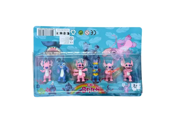 Articole pentru copii Engros - Set 6 figurine animalut dragalas, multicolor,  