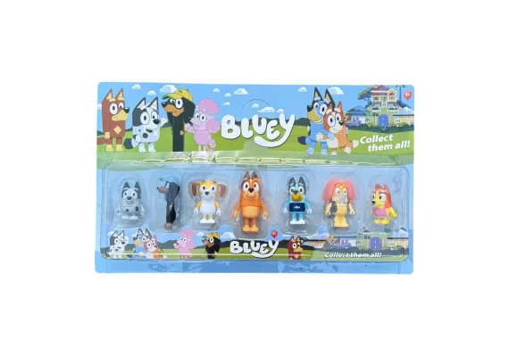 Articole pentru copii Engros - Set 7 figurine catelusi nazdravani si jucausi, multicolor,  