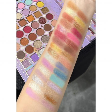 Set 8 Produse de Machiaj, KEVIN & COCO, Violet Fairy, 51 culori, 19.5 x 24.5 x 2.5 cm [9]