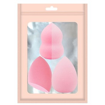 Ingrijire personala si cosmetice Engros - Set Buretei Machiaj, , Premium, roz, 3 bucati