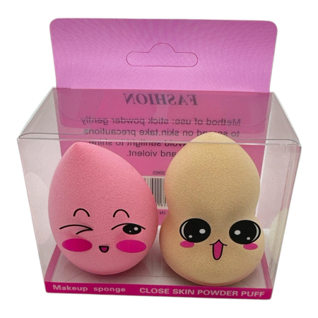 Set de 2 buretei pentru make-up, aplicator multicolor – Aplicare uniforma si precisa pentru un machiaj impecabil,  [4]